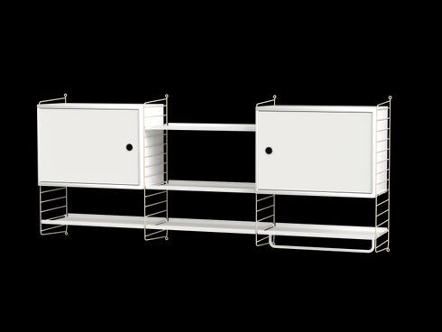 Kitchen M / Shelf With 2 Cabinets 180x75x30cm